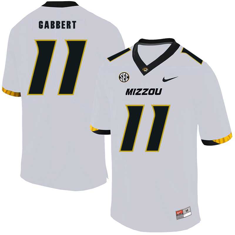 Missouri Tigers #11 Blaine Gabbert White Nike College Football Jersey